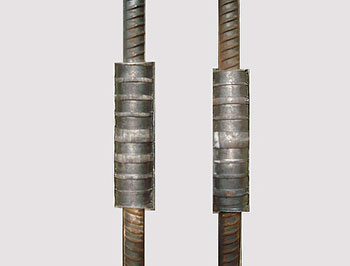 Cold Extrusion Rebar Coupler- acts on the reinforcing bars