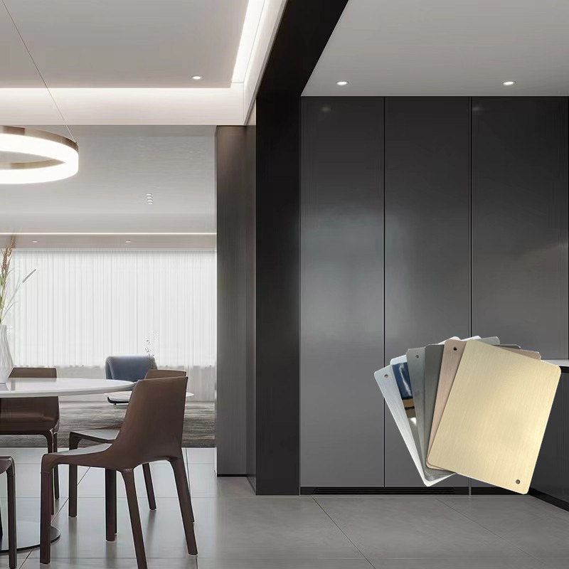 PET Metal Film Carbon Fiber Wall Panel 14