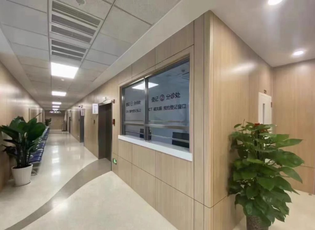 Fire resistant board - Application in hospital