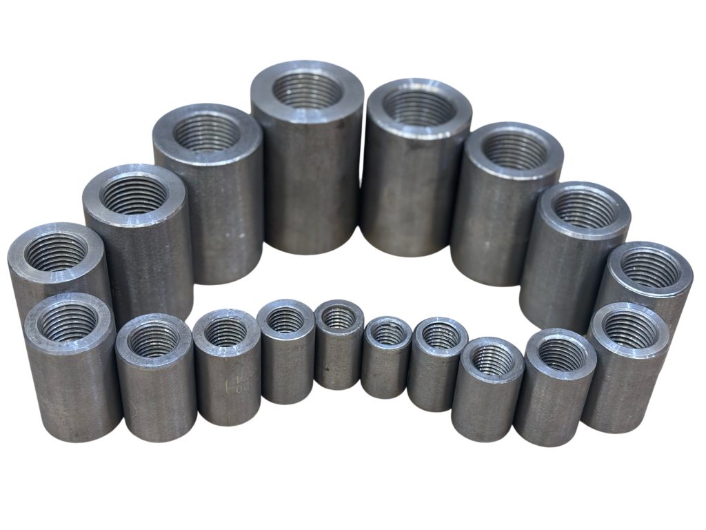 HUIGONG manufactures different sizes of Straight Threaded Rebar Coupler