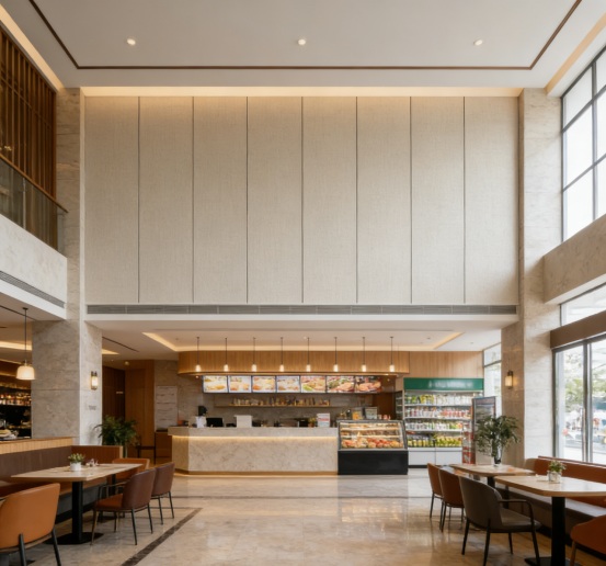 Bamboo Charcoal Fiber Wall Panel for Commercial Space