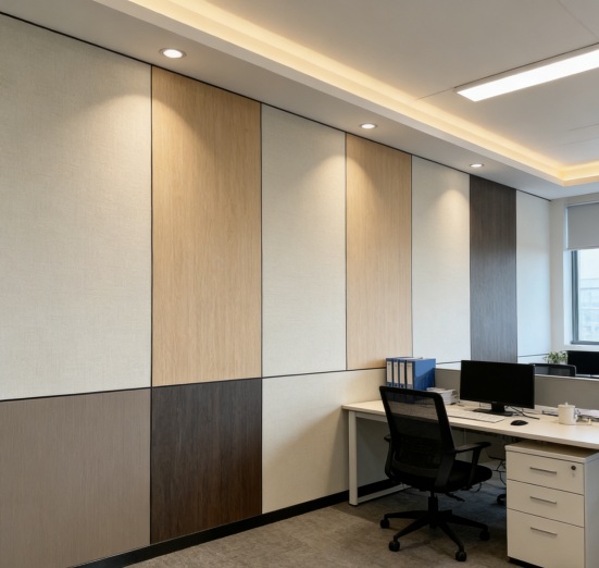 Bamboo Charcoal Fiber Wall Panel for Office