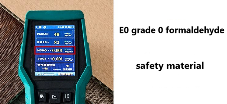E0 grade formaldehyde-free aluminum honeycomb panel