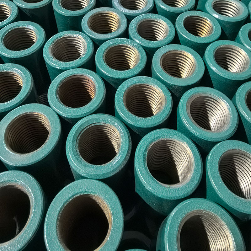Epoxy Resin Rebar Coupler - Internal spiral pattern