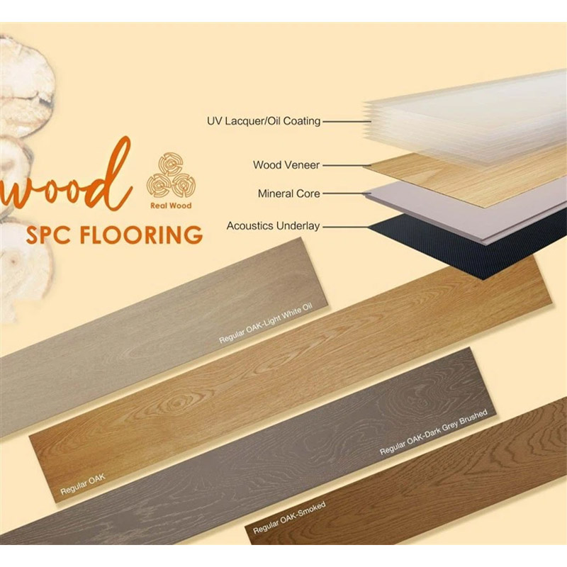wood spc rigid core flooring