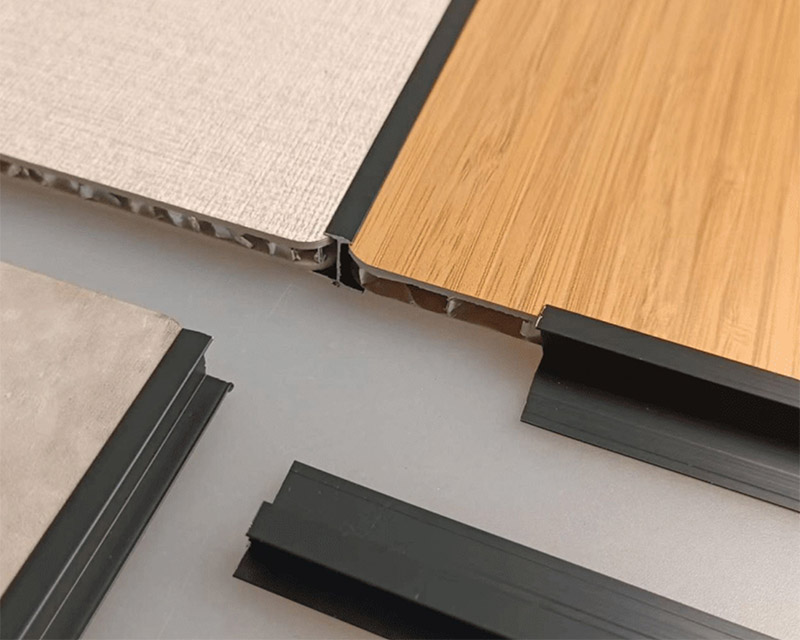 Easy-to-install single-sided honeycomb aluminum panel