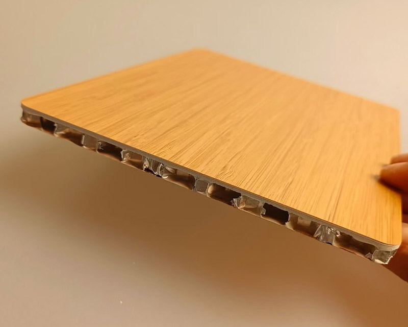 Double-sided SPC aluminum honeycomb panel-1