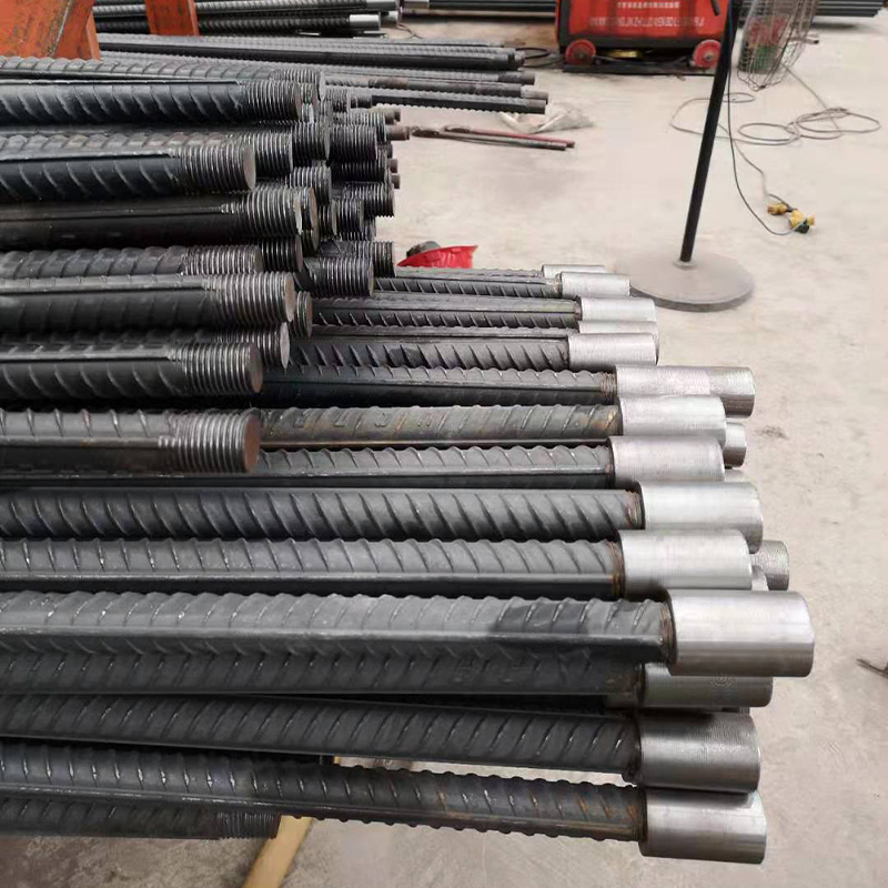 Straight Threaded Rebar Coupler acts on steel bars in batches