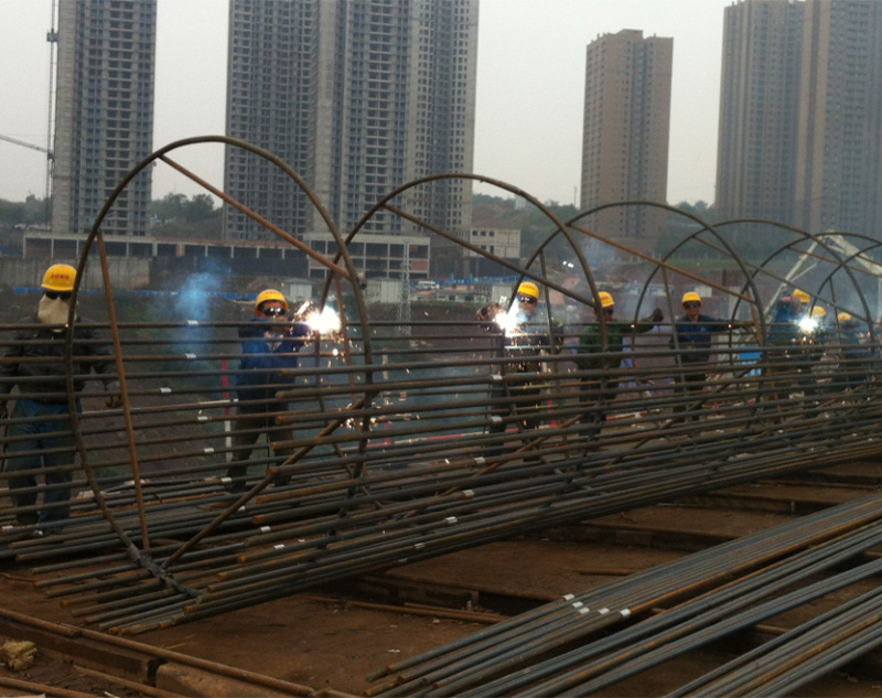 Welding Straight Threaded Rebar Coupler