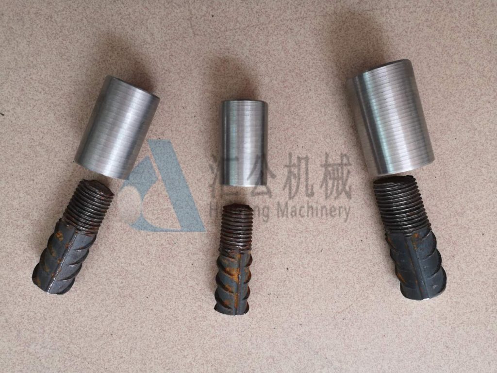 Straight Threaded Rebar Coupler for Rebars of Different Sizes