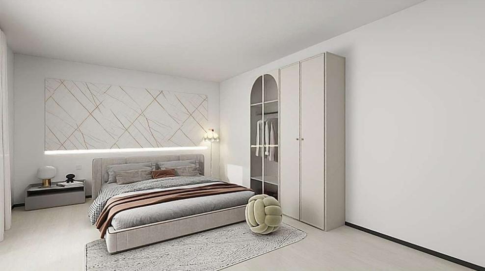 3D printed wall panels for the bedroom effect