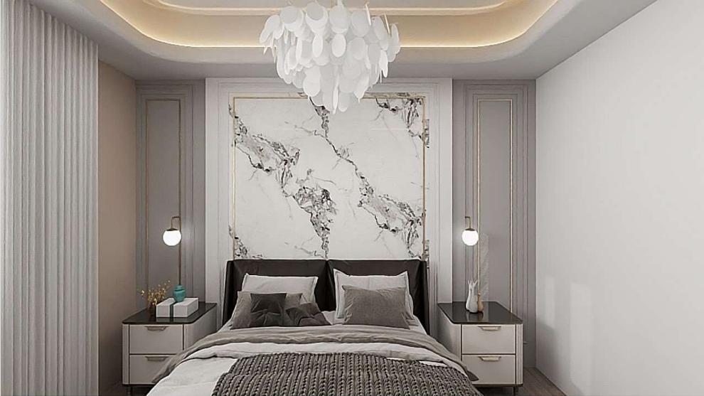3D printed wall panels for the bedroom