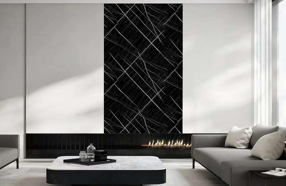 3D printed background panels for modern living room
