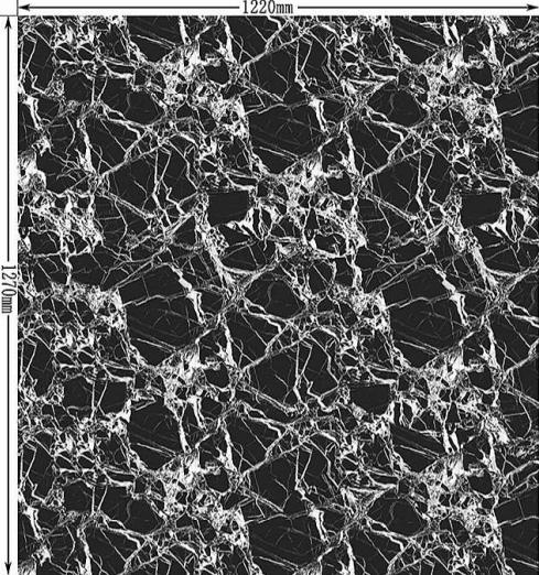 marble grain 3d wpc wall panel
