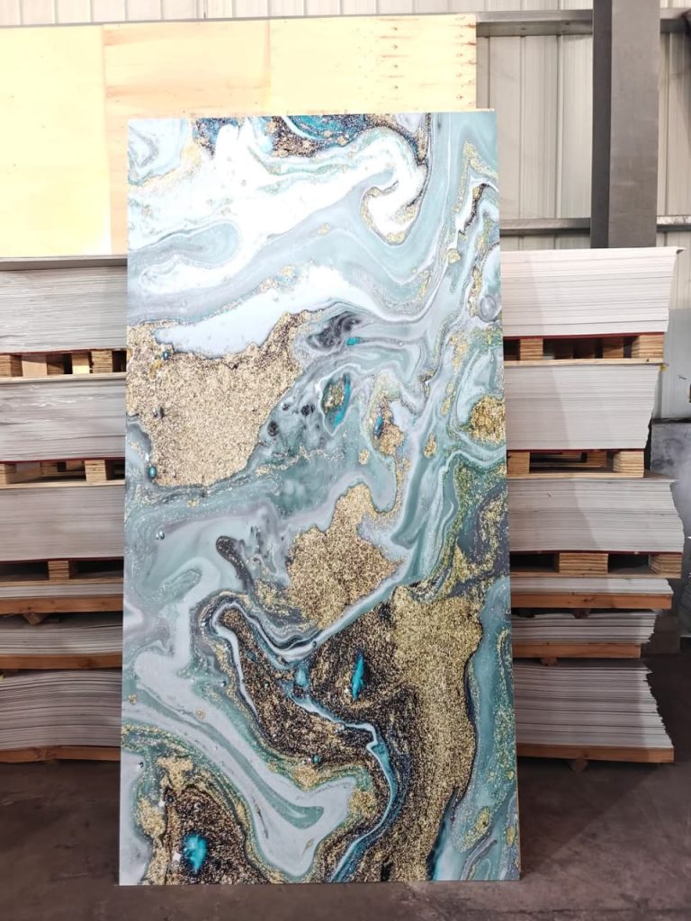 Waterproof Coated PVC UV Marble Wall Panel20