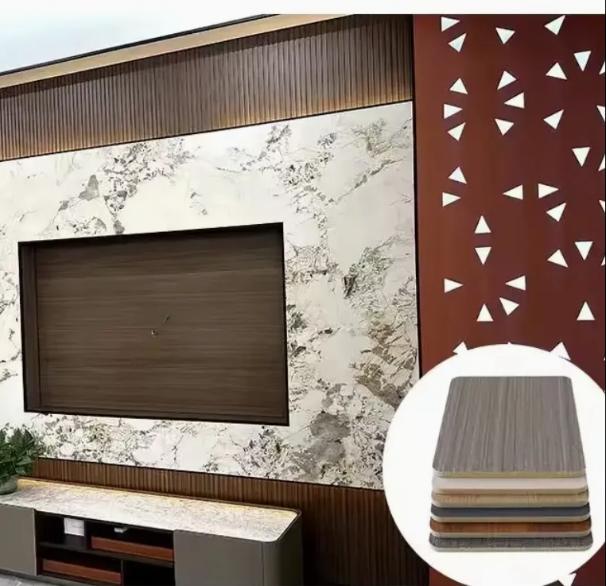 Bamboo Fiber Carbon Wall Panel Factory - TV background wall