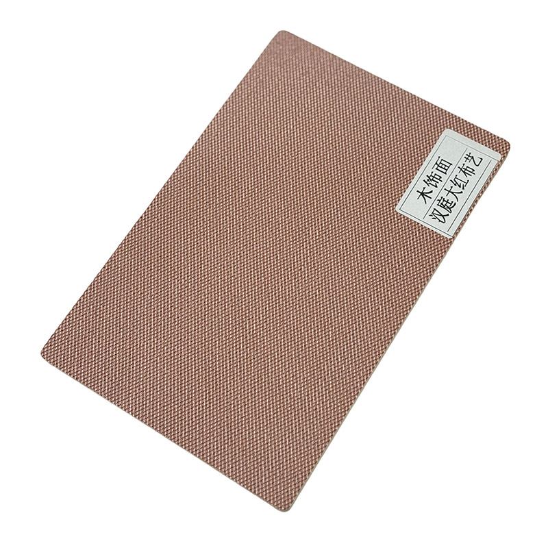 Cloth Grain Wood Veneer WPC Wall Panel3