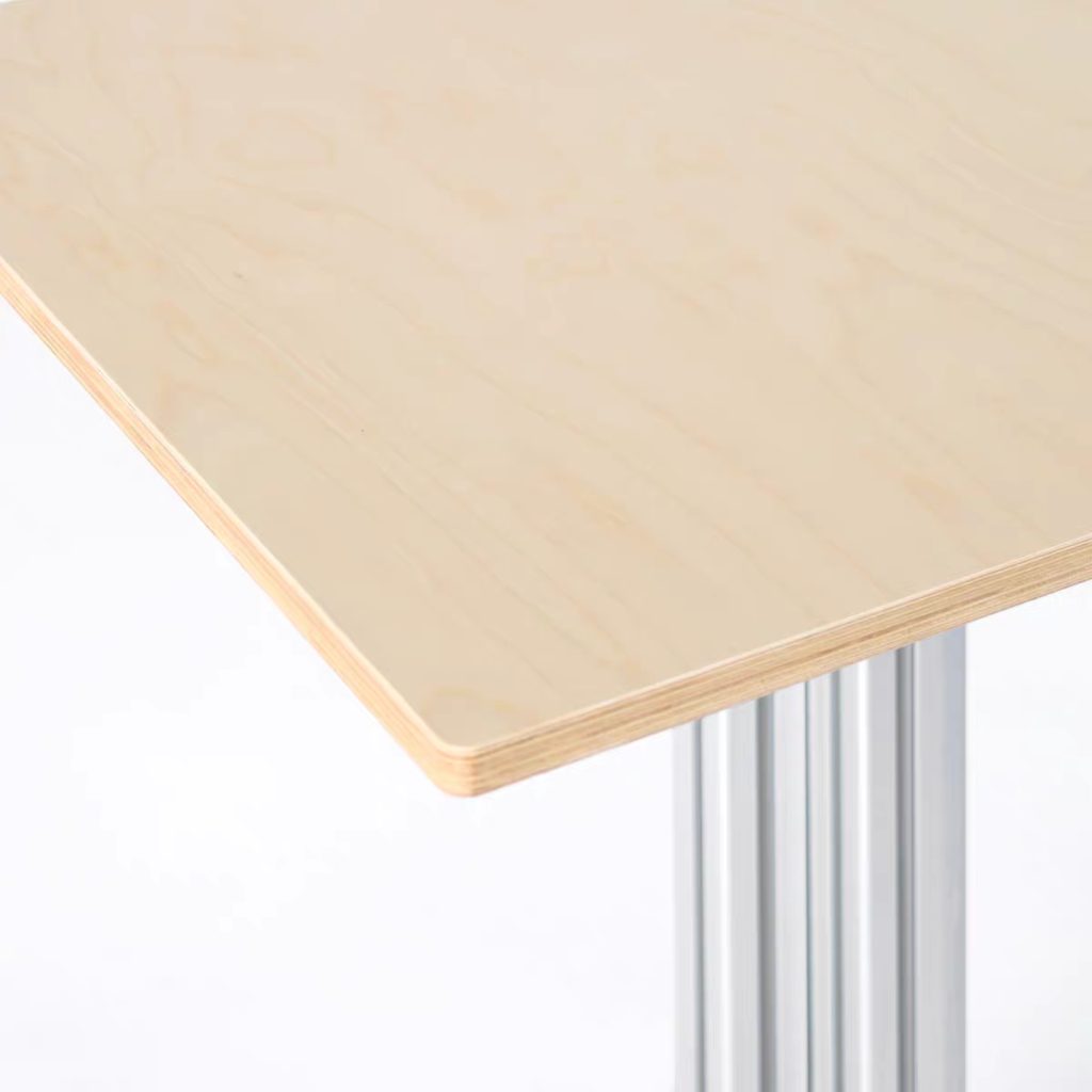 Customizable thickness film faced plywood