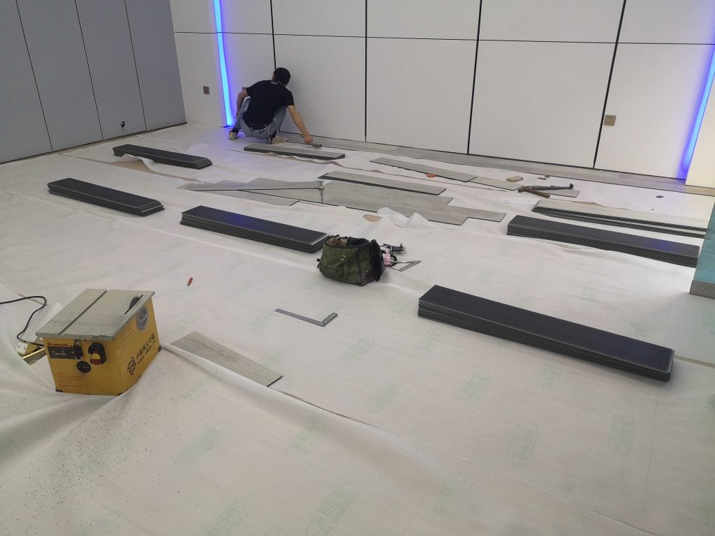 HG-Preliminary Installation of SPC Flooring