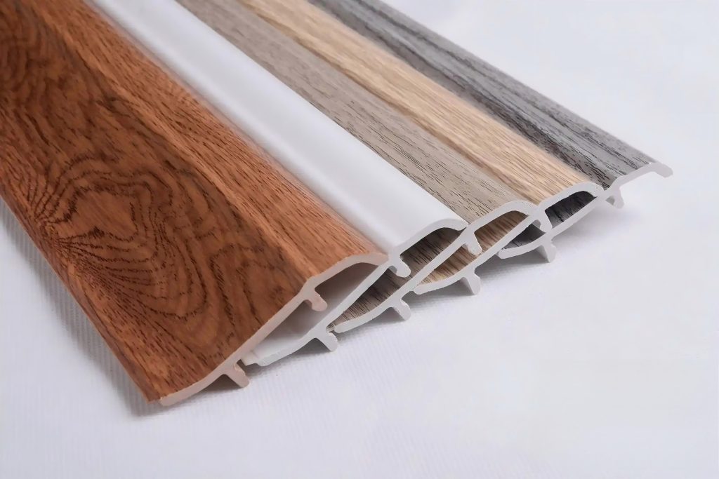 PVC skirting board-different colors
