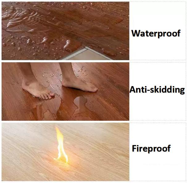 SPC floor features