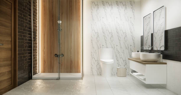 Application effect of SPC wall panels in hotel bathrooms