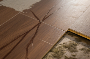 Damaged SPC Flooring