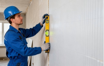 Correct installation of PVC board