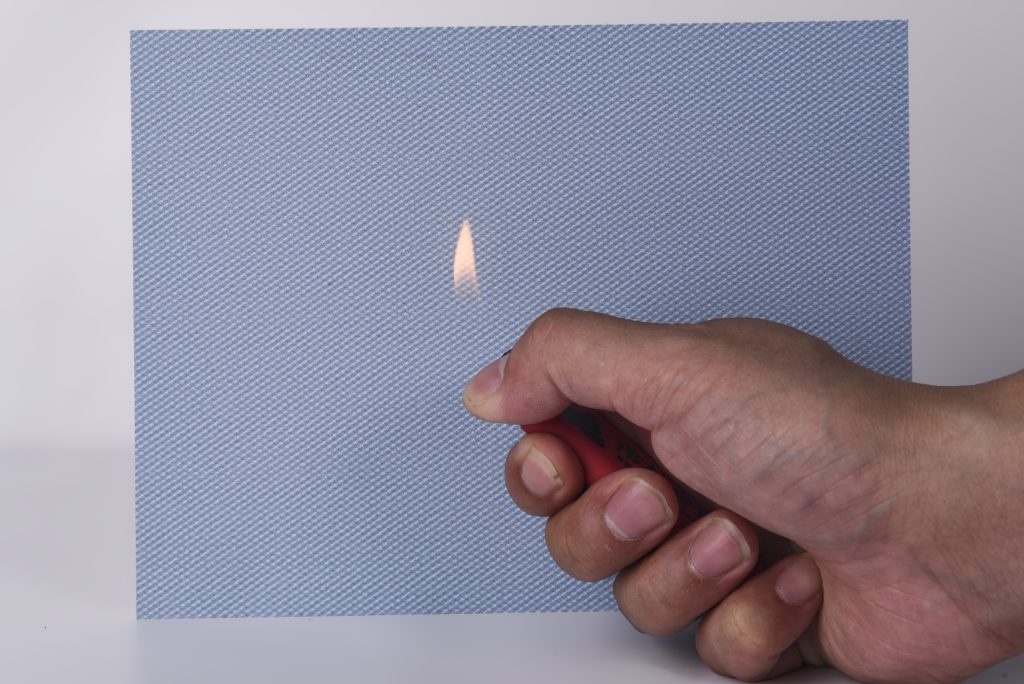 Bamboo fiber wall panel fire protection effect