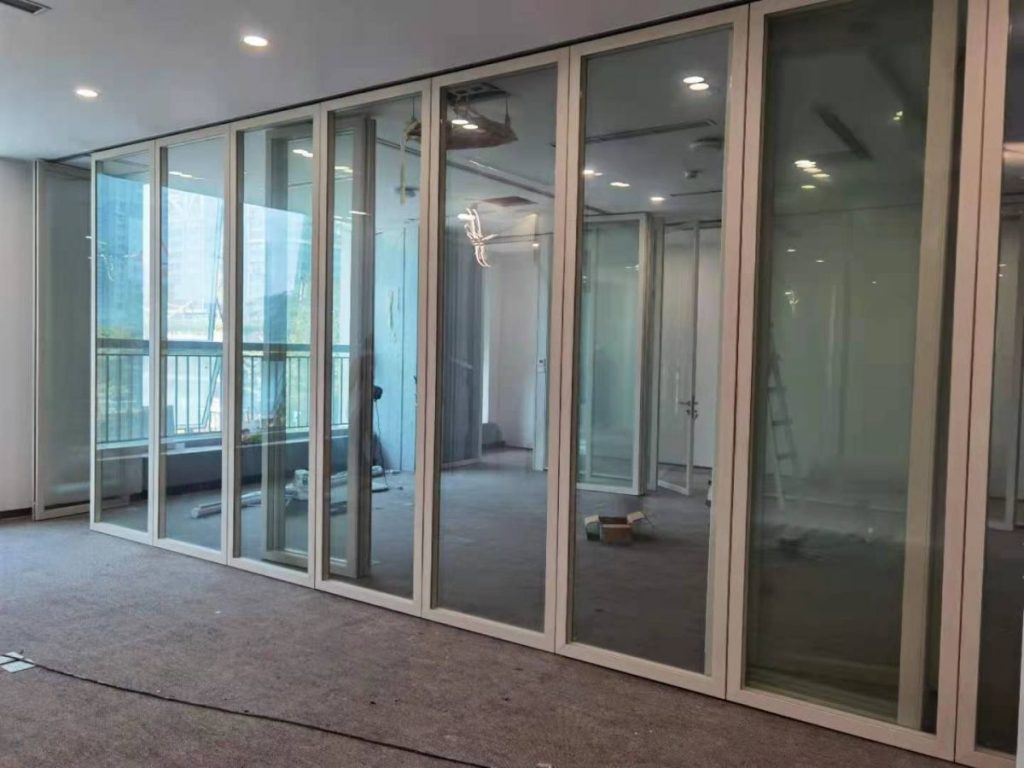 Glass wall panels