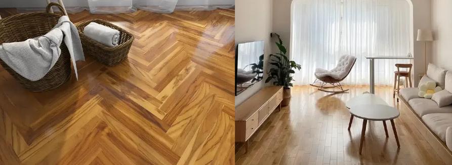 SPC Flooring Herringbone vs. Straight Line Flooring