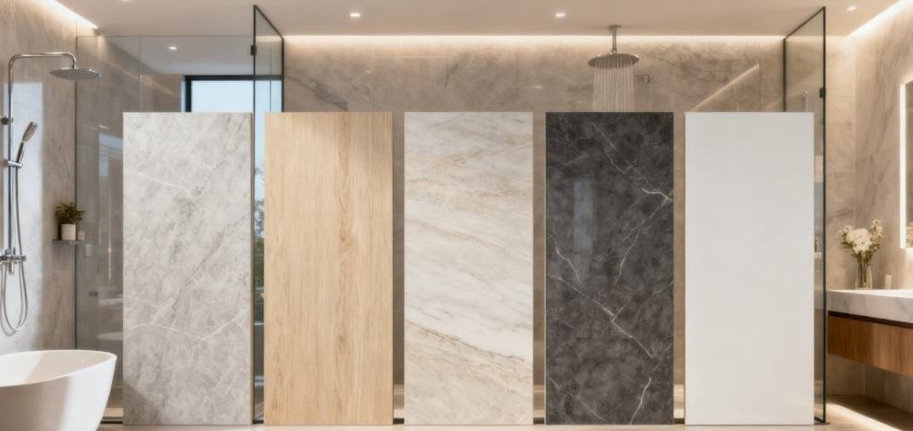 5 types of shower wall panels