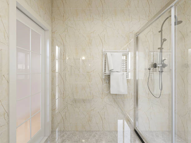 Marble SPC shower wall panel