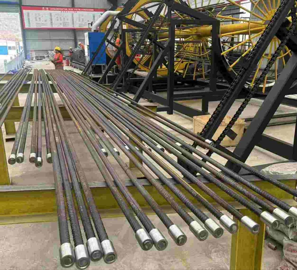 Use of rebar coupler at construction site