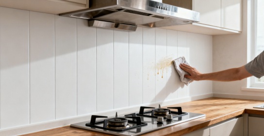 pvc panels in kitchen