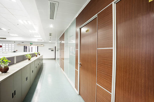 WPC wall panels for Open Office Area