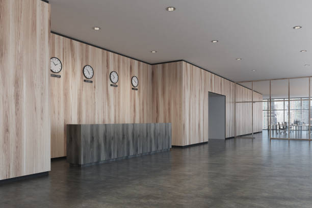 WPC wall panels for hotel lobby