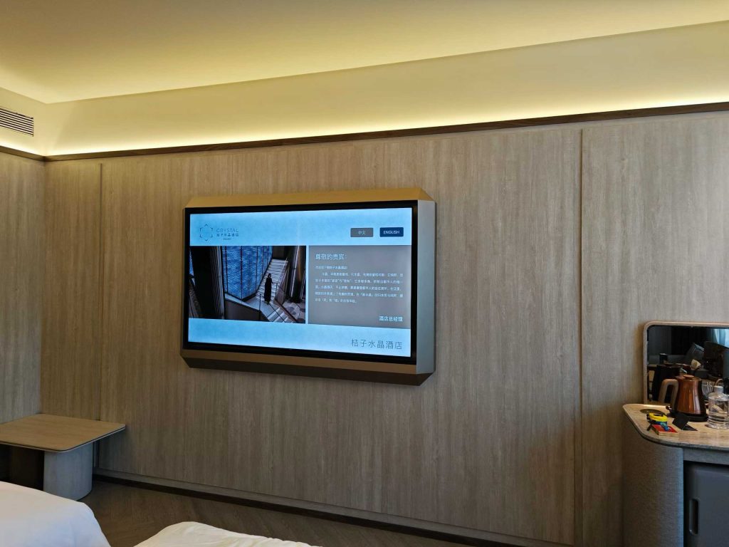 SPC wall panels for hotel rooms