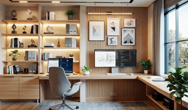 Interior Design Principles for a Modern Home Office