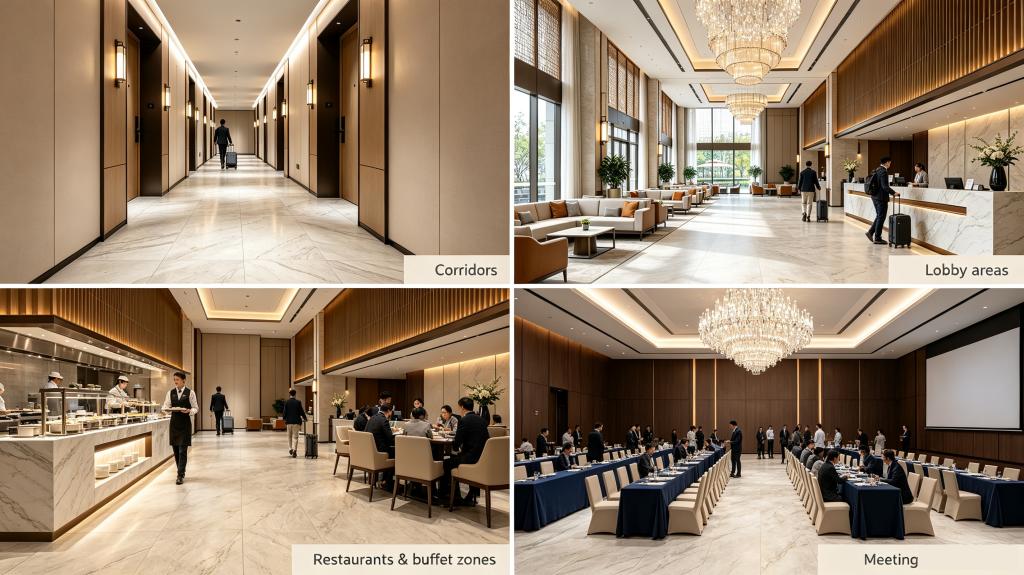 spc flooring in hotel